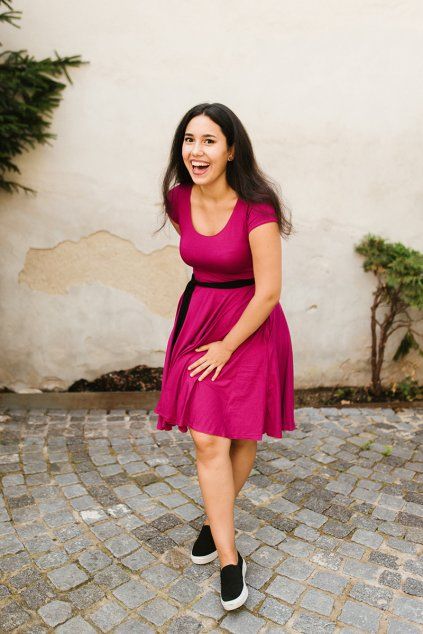 Reparada bambusove saty marta fuchsie ng2