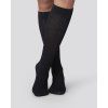 freja organic wool knee highs black swedish stockings 2