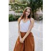 Reparada lněný top lily bílý 7