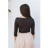 Reparada bambusove elegantni tricko amabile trictvrtecni rukav tmave hnede4