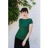 Reparada bambusove elegantni tricko dorothea kratky rukav tmave zelena1